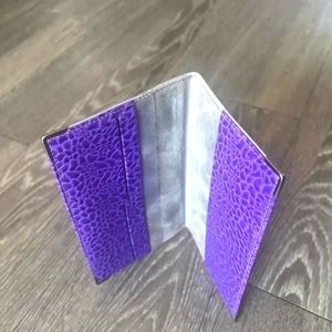 Brand New Purple Flat (checks) wallet